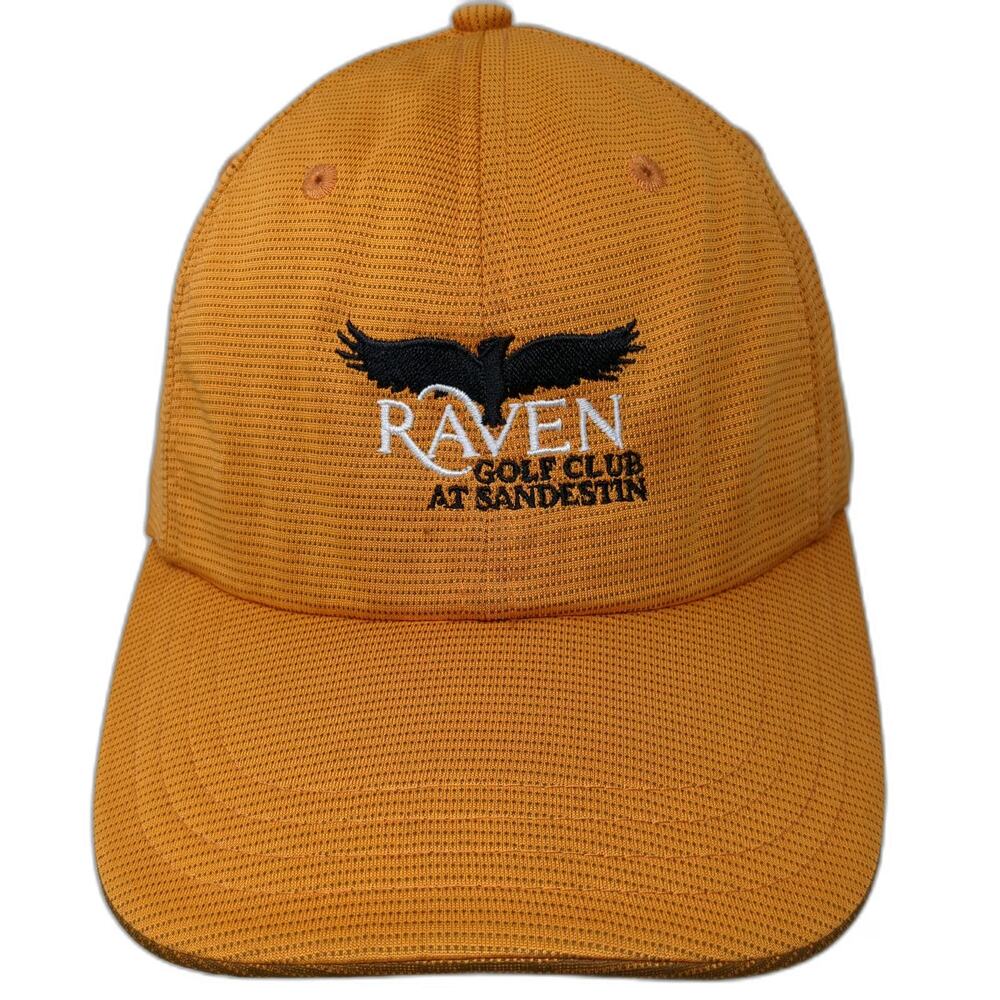 American Dry Goods Raven Golf Club Sandestin Baseball Cap Orange One Size Hat